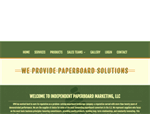 Tablet Screenshot of independentpaperboard.com